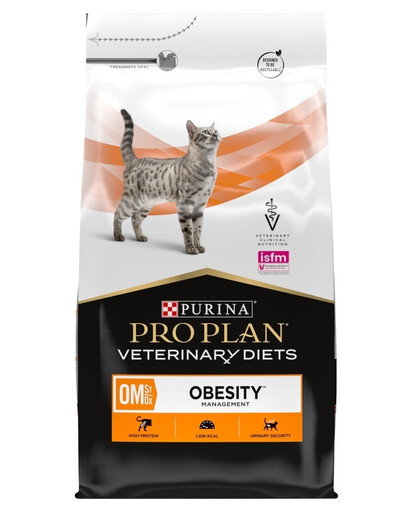 PURINA PRO PLAN Veterinary Diets Feline OM St/Ox Obesity Management 5 kg nourriture sèche pour chats en surpoids