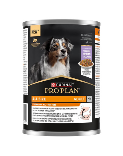 PURINA PRO PLAN Everyday Nutrition Adult Turkey, 400 g, nourriture humide pour chiens adultes à la dinde