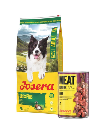 JOSERA SensiPlus 12,5 kg pour chiens au système digestif sensible + une boîte de 800 g OFFRE