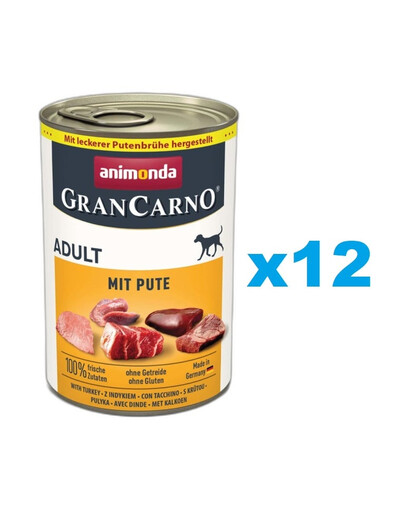 ANIMONDA GranCarno Adult - dinde - 12x400g