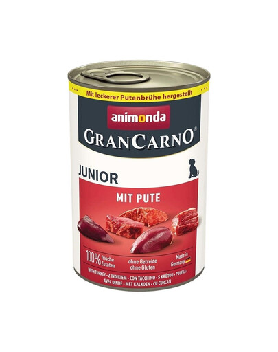 ANIMONDA Grancarno Junior à la dinde pour chiots, 12 x 400 g