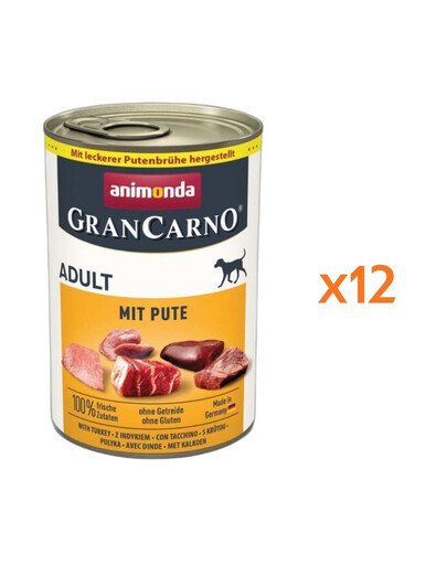 ANIMONDA GranCarno Adult dinde 12 x 800 g