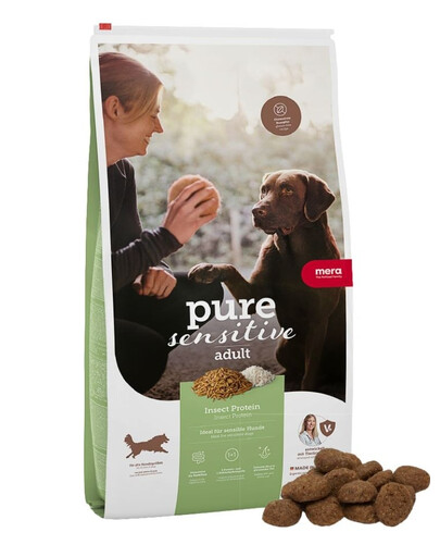 MERA Pure Sensitive Adult Protéine d’insectes, croquettes pour chien sensible 4 kg