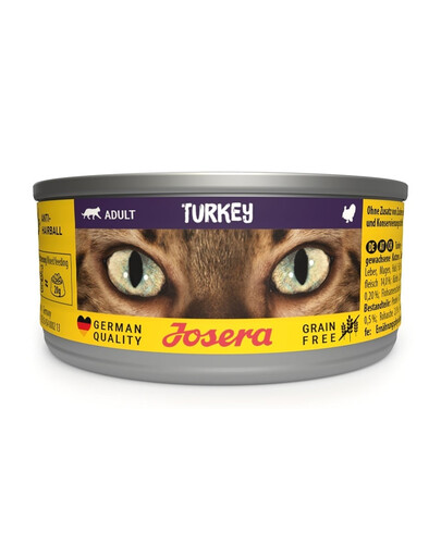 JOSERA Adult Turkey nourriture humide pour chats à la dinde 12 x 85 g