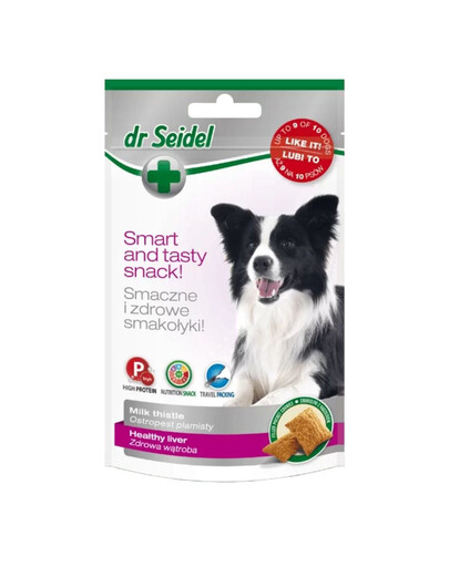 DR SEIDEL Smart Tasty Snack Foie sain pour chien 90 g
