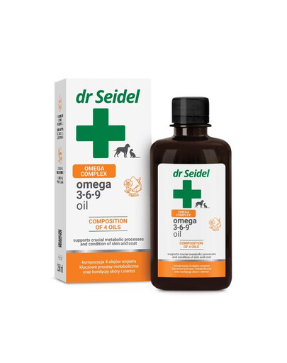 DR SEIDEL Huile Omega 3-6-9 pour chien et chat 250ml