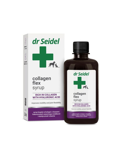 DR SEIDEL Collagen Flex, sirop au collagène pour les articulations des chiens et des chats 250 ml