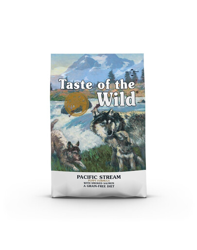 TASTE OF THE WILD Pacific Stream Puppy au saumon fumé 2 x 5,6 kg