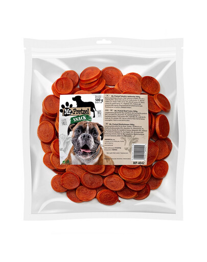 MR. PRETZEL Talarki de boeuf 500g friandise pour chien