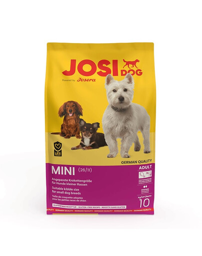 JOSERA JosiDog Mini 10 kg + JosiDog Mini 5 x 900 g OFFERT