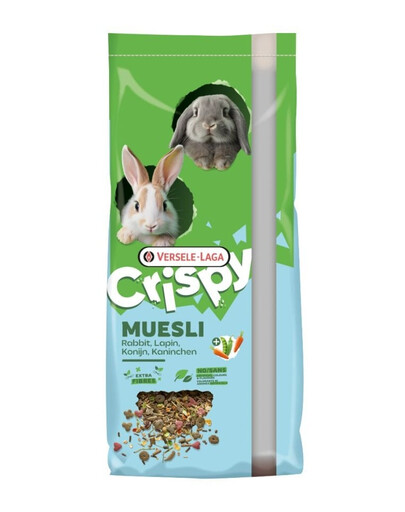 VERSELE-LAGA Crispy Muesli Rabbit nourriture pour lapins nains 20kg