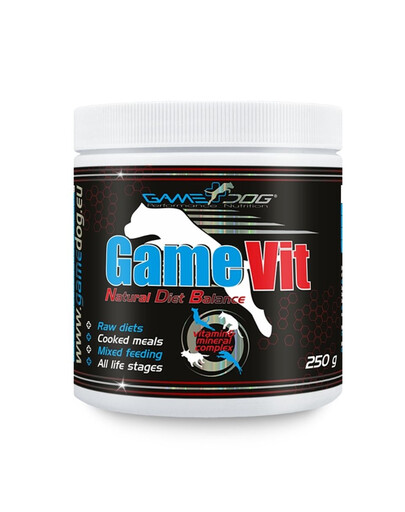 GAME DOG Vit 250g vitamines et minéraux pour chiens de tous âges sous forme de poudre