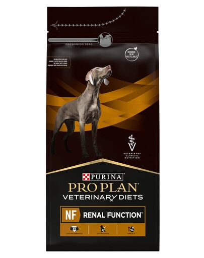 PURINA PRO PLAN Veterinary Diets Canine NF Renal Function croquettes pour chiens souffrant de troubles rénaux 2x1,5kg