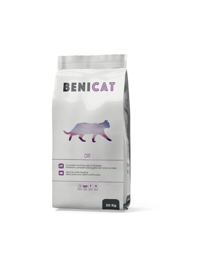 BENI CAT Tuna – croquettes pour chats difficiles, 20 kg