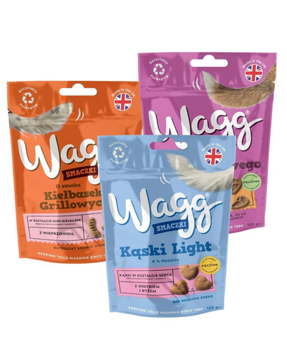 WAGG Mix de saveurs friandises pour chien 3x125g