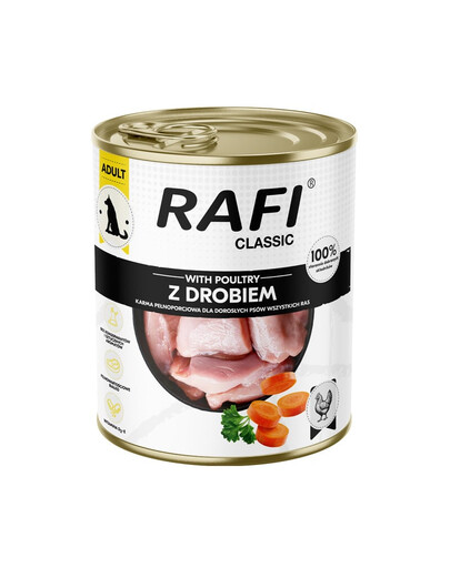 RAFI Classic nourriture humide pour chien au poulet 800 g