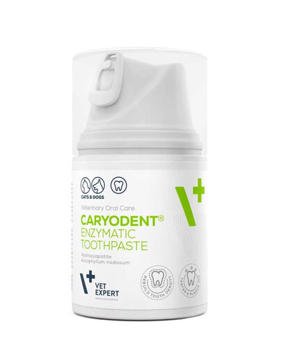 VET EXPERT Caryodent Enzymatic Toothpaste pâte enzymatique pour chien et chat 50 ml