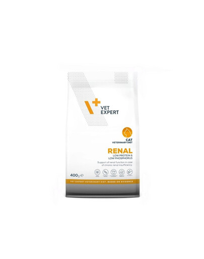 VET EXPERT Veterinary Diet Cat Renal pâtée pour chats nécessitant un soutien de la fonction rénale 400 g