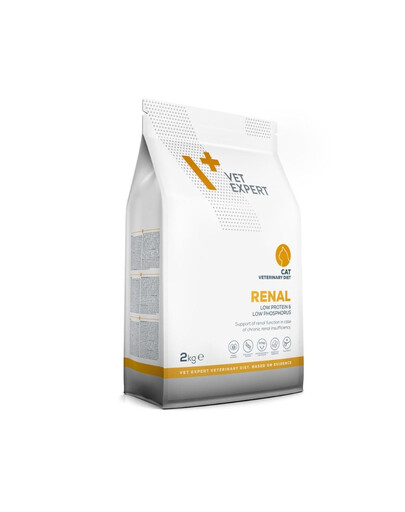 VET EXPERT Veterinary Diet Cat Renal croquettes pour chats nécessitant un soutien de la fonction rénale 2 kg