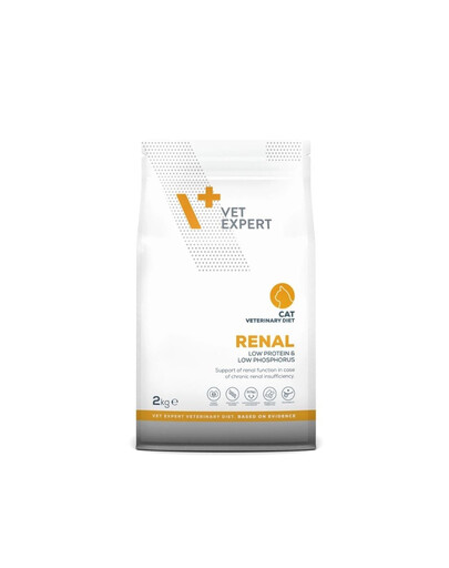 VET EXPERT Veterinary Diet Cat Renal croquettes pour chats nécessitant un soutien de la fonction rénale 2 kg