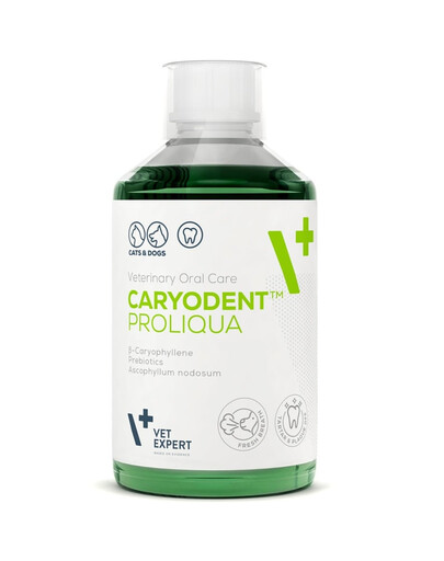 VET EXPERT Caryodent Proliqua solution d’hygiène bucco‑dentaire pour chien et chat 250 ml
