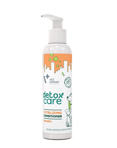 VET EXPERT Detox Care Vitalizing Après‑shampooing Chiens, chats 150 ml