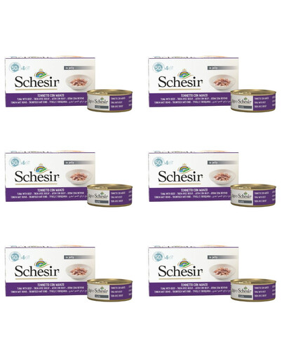 SCHESIR Thon Avec Filet de Boeuf 50G X36