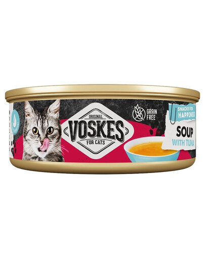 VOSKES Soup with Tuna soupe au thon pour chats 50 g