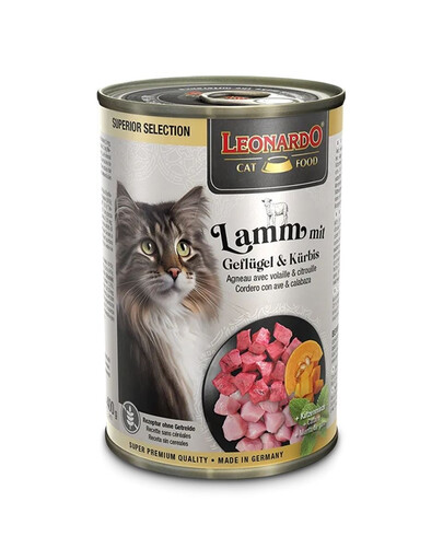 LEONARDO Superior Selection Agneau, volaille et potiron 400 g
