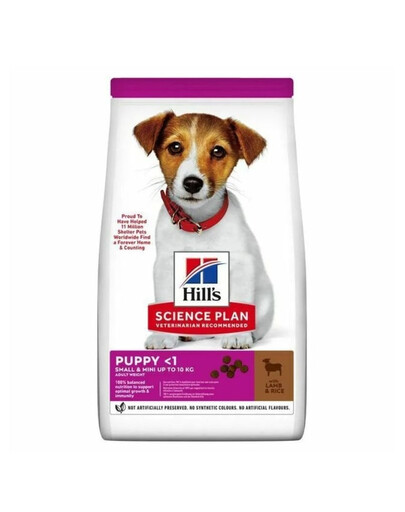 HILL’S Science Plan Puppy Small Mini agneau riz Croquettes pour chiots petites races 6 kg