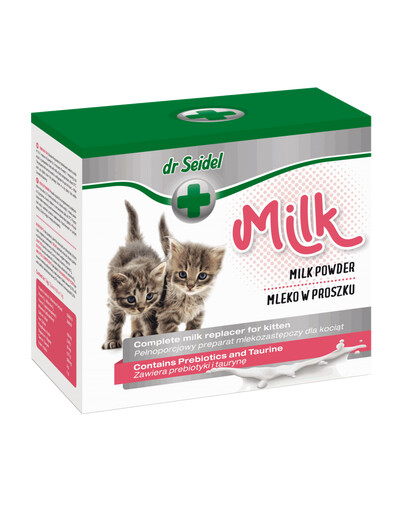 DR SEIDEL Lait de substitution complet sans biberon pour chatons, 200 g