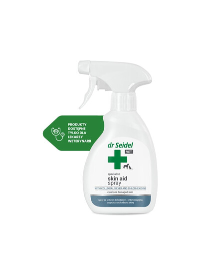 DR SEIDEL Skin aid spray : produit pour les plaies et les lésions cutanées chez les animaux, 50 ml