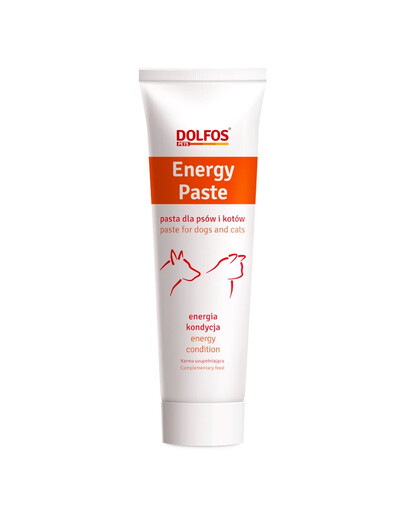 DOLFOS Energy Paste : pâte énergétique et revitalisante pour chiens et chats en convalescence, 100 g