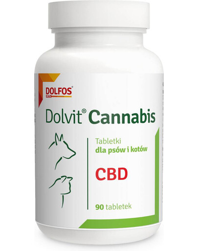 DOLFOS Dolvit Cannabis : complément alimentaire à base de CBD pour chiens et chats