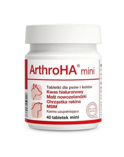 DOLFOS ArthroHa mini 40 comprimés : complément alimentaire pour les articulations des chiens et des chats