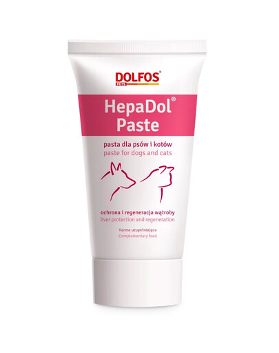 DOLFOS HepaDol Paste : pâte pour la régénération du foie chez les chiens et les chats, 50 g