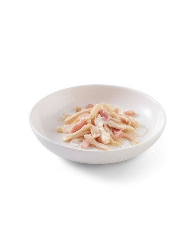 SCHESIR Aliment complémentaire pour chats au poulet et au jambon 50 g