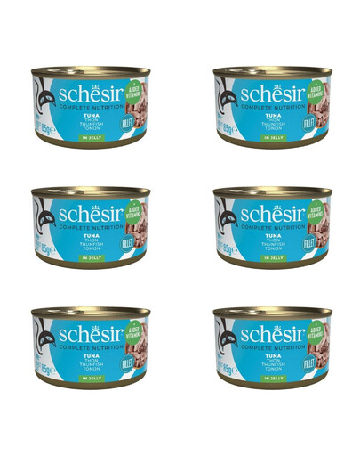 SCHESIR Thon en gelée pour chats 6×85 g