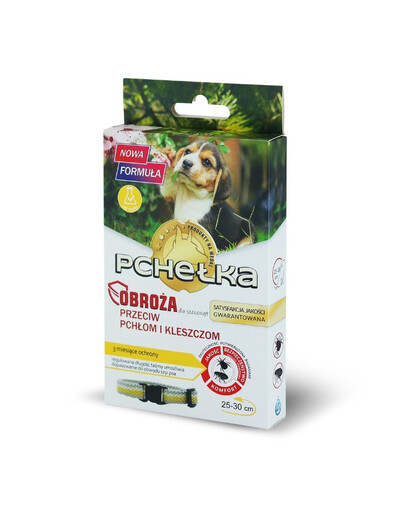 PCHEŁKA Collier contre les ectoparasites pour chiot 25–30 cm