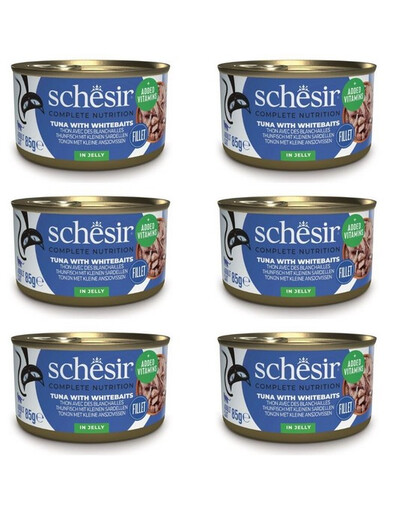Thon avec sprats en gelée pour chats 6×85 g
