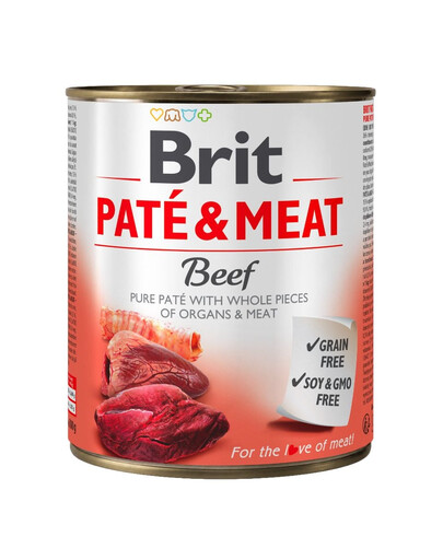 Pate&Meat beef 800 g pasztet z wołowiną dla psa