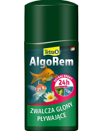 TETRA Pond AlgoRem 250 ml preparat do oczka wodnego usuwający glony planktonowe + POND Sticks saszetka GRATIS