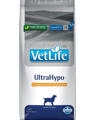 Vet Life Ultrahypo Dog 12 kg