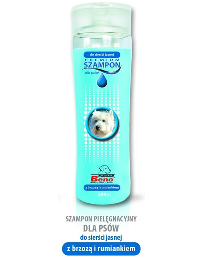 BENEK Shampooing premium Super Beno pour poils clairs 200 ml
