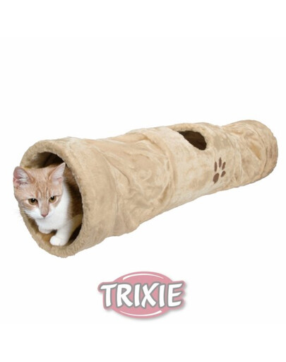 TRIXIE Tunnel pour chat 60/20 cm beige