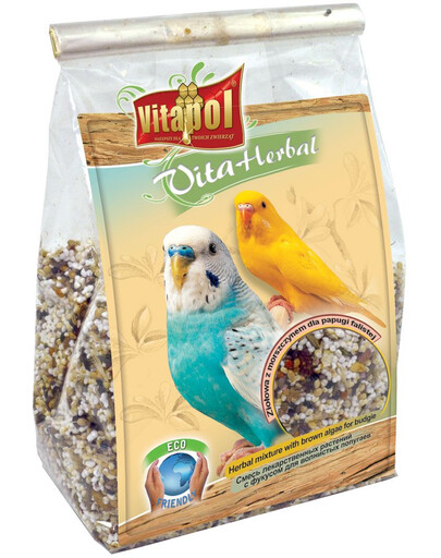 VITAPOL Mélange d'herbes et d'algues pour perroquets 200 g