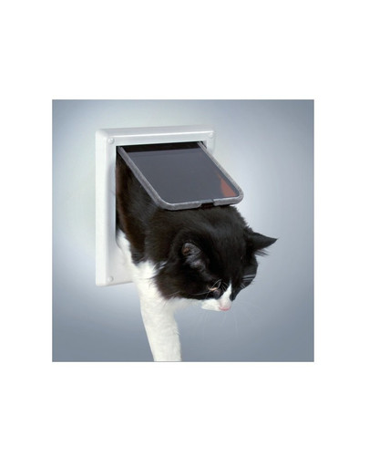TRIXIE Freecat Porte de chat de luxe avec clé magnétique - blanc