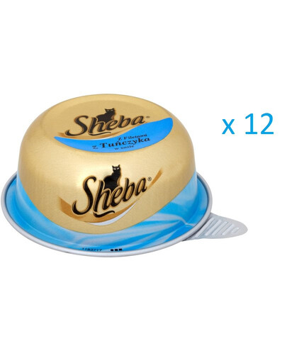 SHEBA Filets de thon 80 g x12