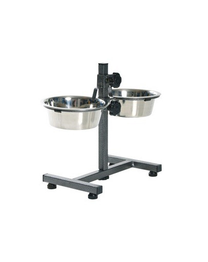 TRIXIE Support réglable avec bols 2X1.8 l