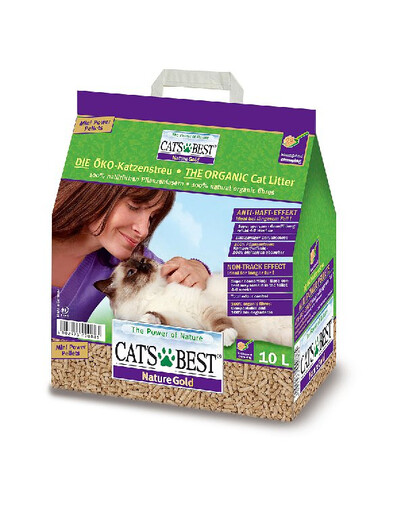 JRS Cat'S Best Nature Gold - 20L - Litière agglomérante en fibres végétales - biodégradable
